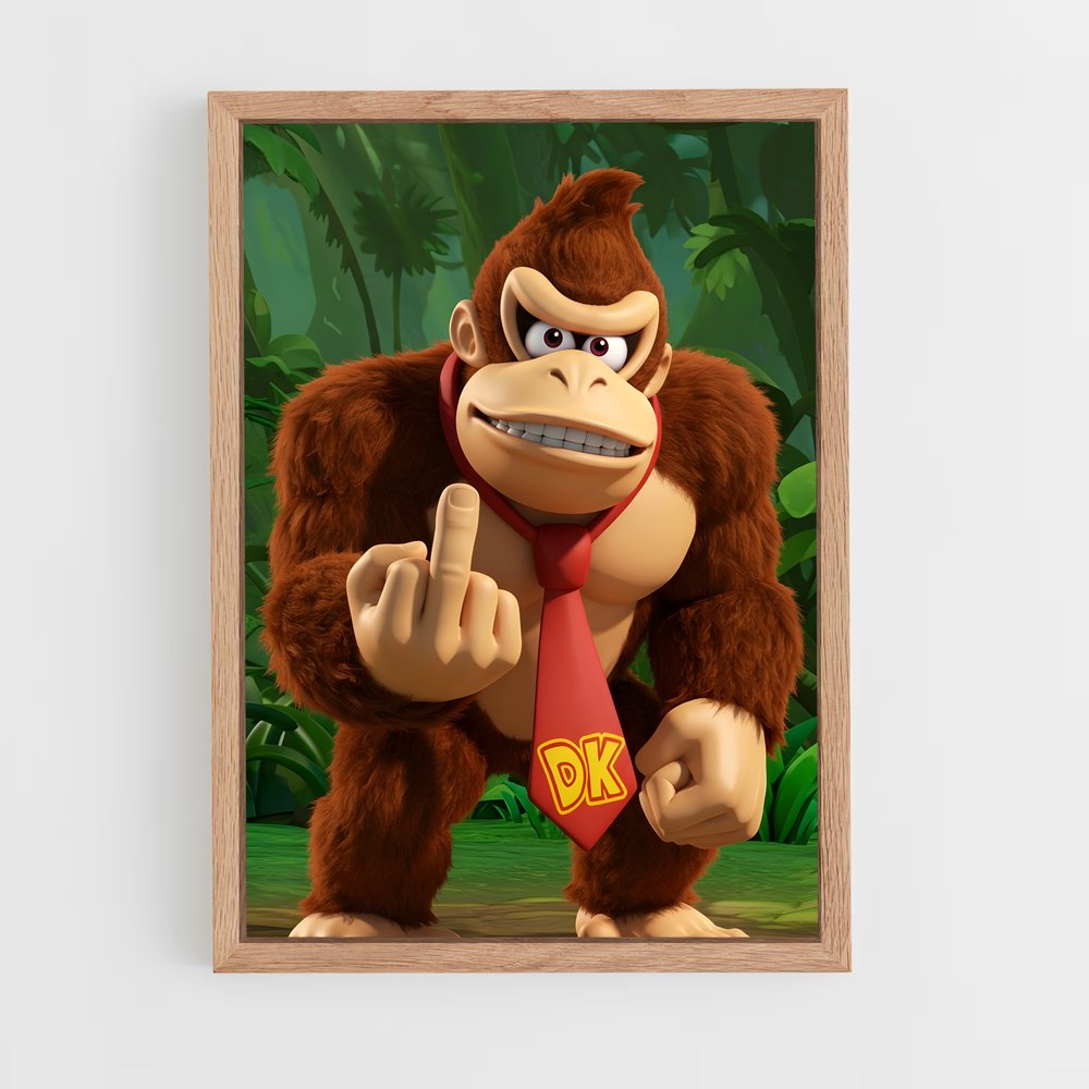Poster Donkey Kong Adventure – affiche Mario (vue 4)
